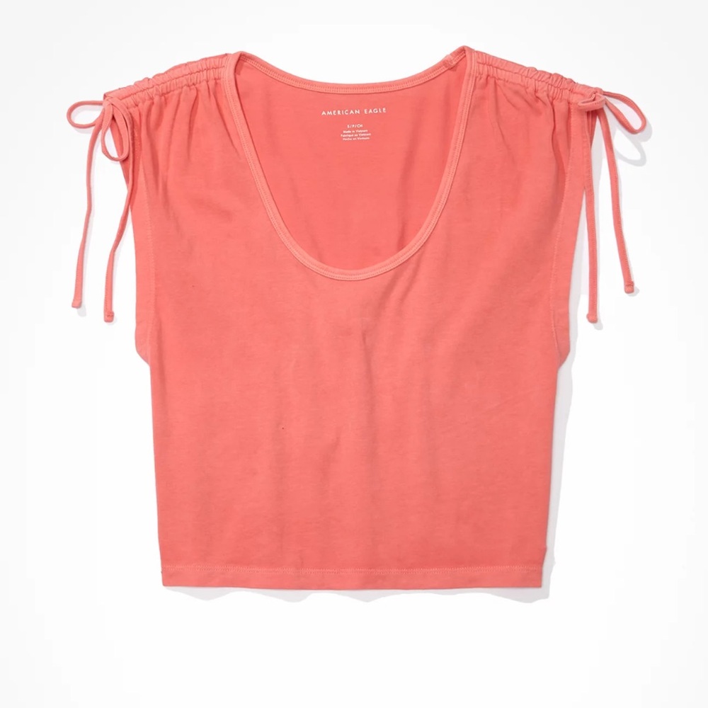 AE Cinch Shoulder Tee - Picture 4 of 5